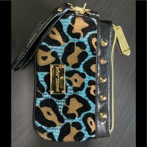 Betsy Johnson wrist wallet